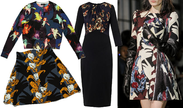top 4 party outfit trends for 2014 WINTER FLORALS